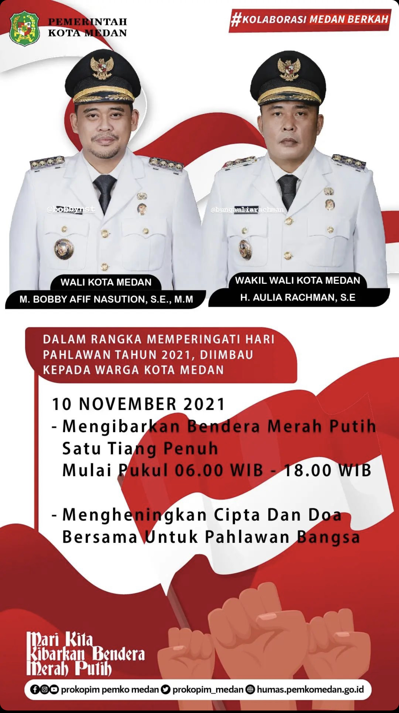 Memperingati Hari Pahlawan tahun 2021